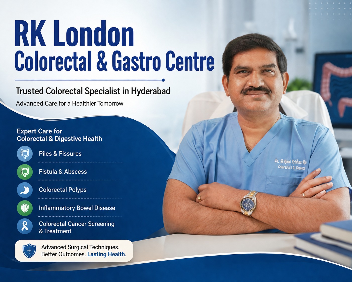 RK London Colorectal & Gastro Centre – Trusted Colorectal Specialist in Hyderabad for Advanced Digestive Care