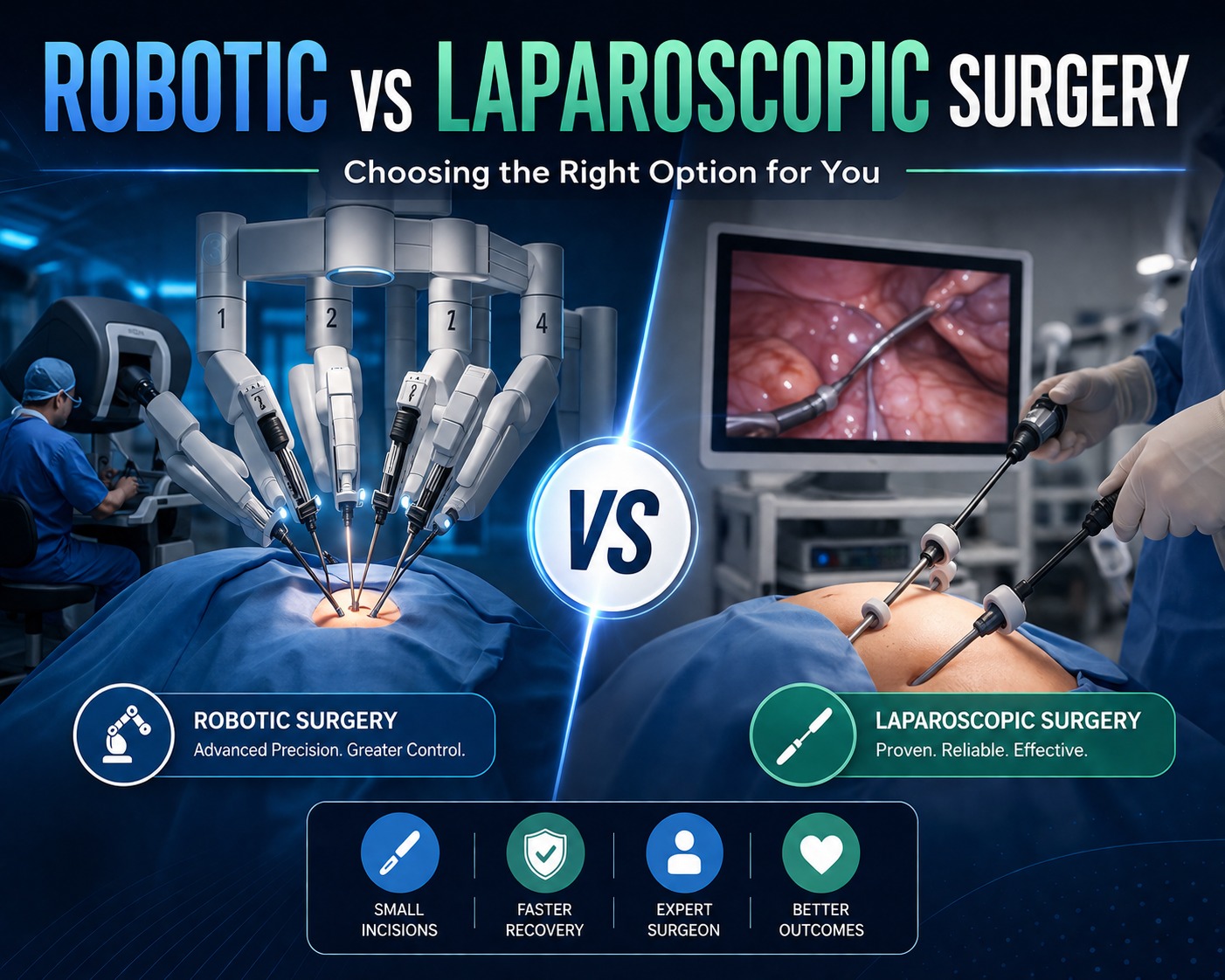Robotic vs. Laparoscopic Surgery: How to Choose the Right Option